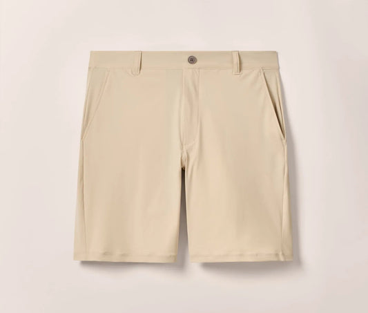 Fusion Knit Performance Pull-On Short in Stone by Johnnie-O