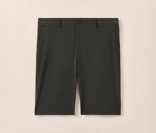 Mulligan Performance Woven Shorts in Black by Johnnie-O