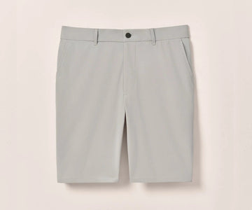 Mulligan Performance Woven Shorts in Light Gray by Johnnie-O