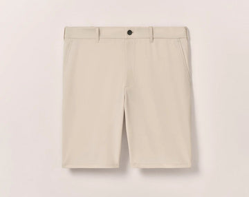 Mulligan Performance Woven Shorts in Stone by Johnnie-O
