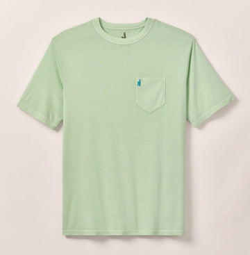 Dale 2.0 Pocket T-Shirt in Pistachio by Johnnie-O