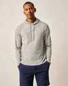 Hoppin Performance Drawstring Hoodie in Seal by Johnnie-O