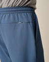 Jumpin Ribbed Knit Performance Shorts in Lake by Johnnie-O