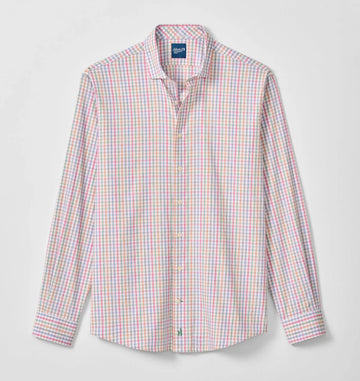 Albie Everyday Performance Button Down Shirt in White by Johnnie-O