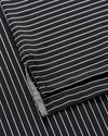 Beau Stripe Performance Jersey Polo in Black by Johnnie-O
