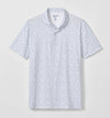 Cabana Bar Performance Jersey Polo in Carbon Fiber by Johnnie-O