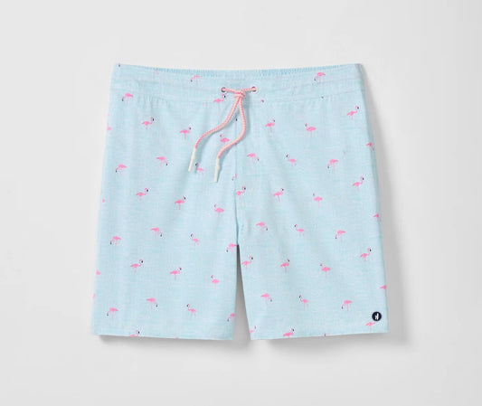 Caladesi Half Elastic 7" Surf Shorts in Sardinia by Johnnie-O