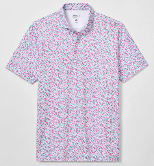Charmer Performance Jersey Polo in Punch by Johnnie-O