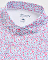 Charmer Performance Jersey Polo in Punch by Johnnie-O