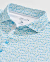 Cocktail Time Performance Mesh Polo in Dolphin by Johnnie-O