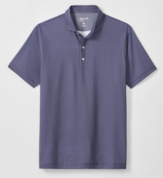 Connors Performance Jersey Polo in Navy by Johnnie-O