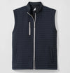 Crosswind Quilted Performance Vest in Black by Johnnie-O