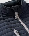 Crosswind Quilted Performance Vest in Black by Johnnie-O