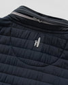 Crosswind Quilted Performance Vest in Black by Johnnie-O