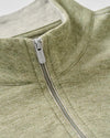 Hanks Lightweight Textured 1/4 Zip Pullover in Pesto by Johnnie-O