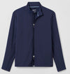 Hoppin Ribbed Knit Performance Jacket in Navy by Johnnie-O
