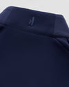 Hoppin Ribbed Knit Performance Jacket in Navy by Johnnie-O