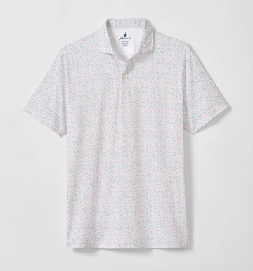 Marietta Featherweight Performance Polo in Cilantro by Johnnie-O
