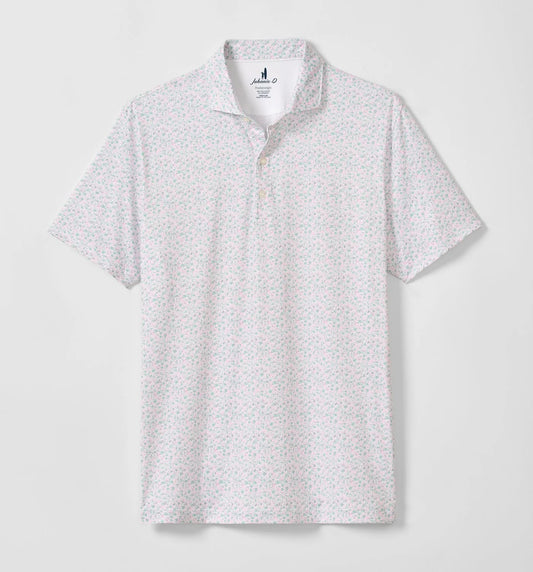 Marietta Featherweight Performance Polo in Cilantro by Johnnie-O