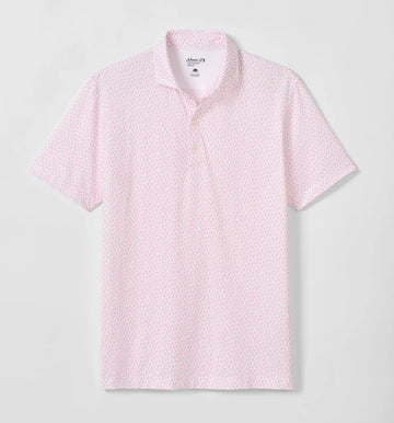 Marina Performance Jersey Polo in Punch by Johnnie-O