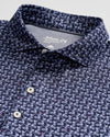Minty Performance Jersey Polo in Navy by Johnnie-O
