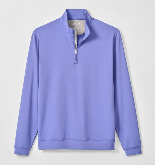 Motion Performance 1/4 Zip Pullover in Acai by Johnnie-O
