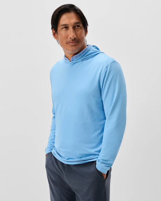 Motion Performance Hoodie in Maliblu by Johnnie-O