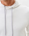 Hoppin Performance Drawstring Hoodie in White by Johnnie-O