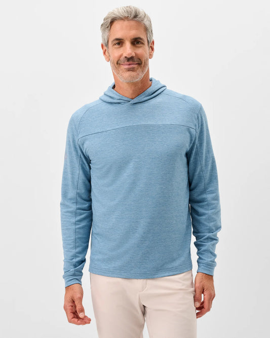 Remmy Lightweight Performance Hoodie in Carbon Fiber by Johnnie-O