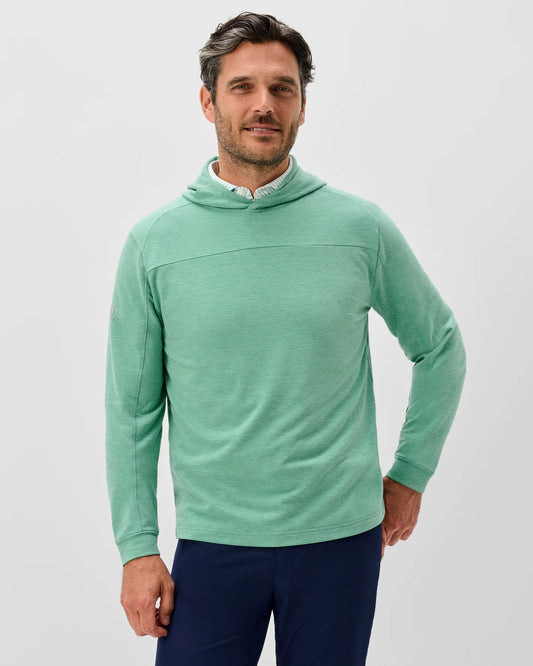 Remmy Lightweight Performance Hoodie in Cilantro by Johnnie-O