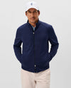 Hoppin Ribbed Knit Performance Jacket in Navy by Johnnie-O