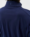 Hoppin Ribbed Knit Performance Jacket in Navy by Johnnie-O