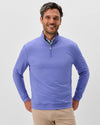 Motion Performance 1/4 Zip Pullover in Acai by Johnnie-O