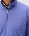 Motion Performance 1/4 Zip Pullover in Acai by Johnnie-O