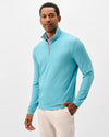 Motion Performance 1/4 Zip Pullover in Tropical by Johnnie-O