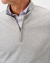 Pircio 1/4 Zip Pullover in Seal by Johnnie-O