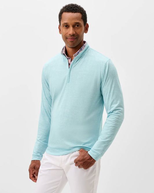 Pircio 1/4 Zip Pullover in Tropical by Johnnie-O