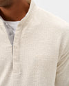 Ransel Hidden Snap Pullover in Cream by Johnnie-O