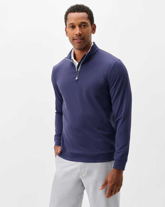 Weston Performance 1/4 Zip Pullover in Navy by Johnnie-O
