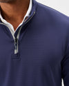 Weston Performance 1/4 Zip Pullover in Navy by Johnnie-O