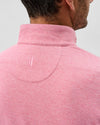 Hanks Lightweight Textured 1/4 Zip Pullover in Berry by Johnnie-O