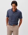 Minty Performance Jersey Polo in Navy by Johnnie-O