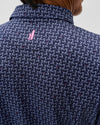 Minty Performance Jersey Polo in Navy by Johnnie-O