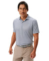 Performance Jersey Polo Rud in Heather Black by Johnnie-O