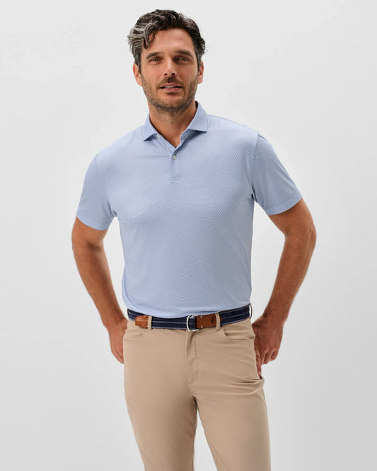 Performance Jersey Polo Rud in Lake by Johnnie-O