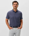 Connors Performance Jersey Polo in Navy by Johnnie-O