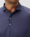 Connors Performance Jersey Polo in Navy by Johnnie-O