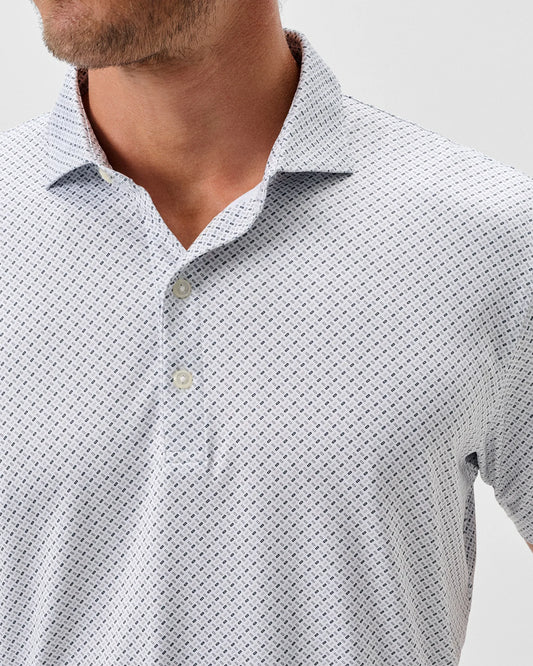 Ralph Featherweight Performance Polo in White by Johnnie-O