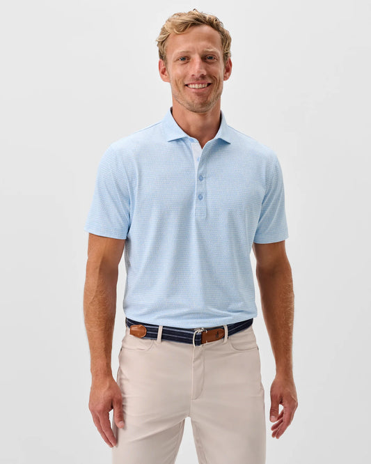 Waverunner Performance Mesh Polo in Kona by Johnnie-O