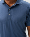 Tee Party Featherweight Performance Polo in Navy by Johnnie-O